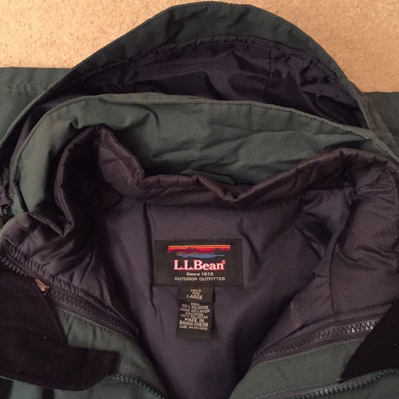 LL Bean Men’s Regular Large jacket w/zipper lining - Picture 4 of 8